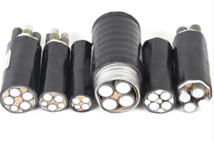 ปลอกหุ้มพีวีซีหุ้มฉนวนหุ้มสายไฟ0.6/1 KV XLPE ตัวนำอลูมิเนียมหุ้มสายไฟ - Product Image 6