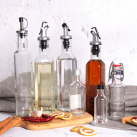 Buse anti-fuite huile Olive vinaigre, outils de cuisine, inoxydable de haute qualité buse anti-fuite huile d'olive vinaigre vin alcool distributeur de bouteille, verseur bec