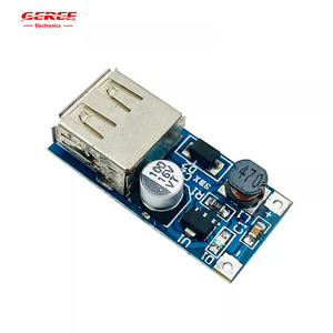 GEREE Convertisseur Boost DC-DC Chargeur <span class=keywords><strong>USB</strong></span> 3V 3.7V à 5V 600mA pour DC0.9V ~ 5V à 5V Adaptateur secteur avec lampe pilote - Product Image 5