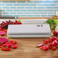 Machine de scellage sous vide domestique puissante 60Kpa grande capacité avec indicateur LED conservation des aliments pour les cuisiniers à domicile et les amateurs