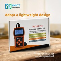 Herramienta de Diagnóstico de Motor OBD Yuming MS309PRO, Probador de Batería, Lector de Códigos Automotrices, Escáner de Automóviles OBDII/EOBD 5-18V/12V