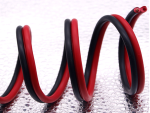 Đồng nguyên chất RVB màu đỏ và màu đen cáp kép song song dòng 2 lõi 0.5 1.0 2.5 giám sát LED ánh sáng với sừng cáp điện - Product Image 4