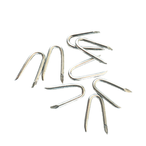 Clous de fixation en U de qualité supérieure pour gazon, agrafes en acier durables pour aménagement paysager, accessoires de jardinage et entretien des pelouses - Product Image 1