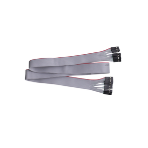 Câble plat 2.54mm connecteur de boîtier DuPont inverse 14Pin assemblage de câble plat gris - Product Image 5