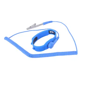 CANMAX-pulsera de silicona antiestática ajustable, pulsera antiestática con cable de conexión a tierra ESD