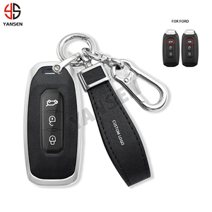 Logo personalizzato portachiavi per auto Cover Shell Holder per <span class=keywords><strong>Ford</strong></span> Territory Transit EcoBoost <span class=keywords><strong>Fusion</strong></span> F150 2017-2021 <span class=keywords><strong>accessori</strong></span> portachiavi - Product Image 3