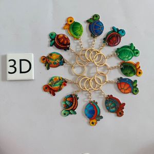 Light <b>Custom</b> Cartoon Animal Pattern Acrylic <b>Keychain</b> with UV Printing Reusable Foldable Durable for School Birthday Gifts - Product Image 4