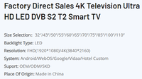 Televisor Inteligente Android 4K UltraHD de 55 Pulgadas a Prueba de Explosiones con Vidrio Templado de 4mm y Carcasa de Metal con Retroiluminación LED para Hoteles
