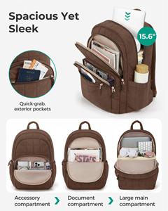 Custom College <b>Laptop</b> <b>Backpack</b> Cute Travel <b>Backpack</b> Quilted Computer Bookbag for <b>Women</b> - Product Image 2