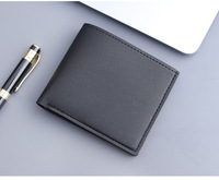 Dompet Pria Kulit Sintetis Anti Maling Model Vintage Langsung dari Pabrik dengan Lapisan Poliester, Desain Tipis, Portabel, dan Laris untuk Pasar Internasional