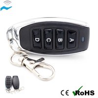 Télécommande universelle pour porte de garage 433 MHz, duplicateur de télécommande de portail à code tournant pour voiture, 4 touches, clonage automatique
