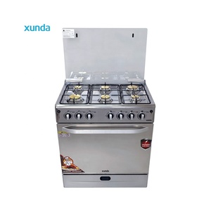 Cuisinière à gaz Xunda OEM avec four en acier inoxydable, 6 brûleurs, four combiné Gazinire, cuisinière à gaz avec four à <span class=keywords><strong>pizza</strong></span> - Product Image 2