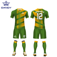 Nouveau Design Maillot de Football Professionnel à Sublimation Personnalisé pour Équipes de Soccer