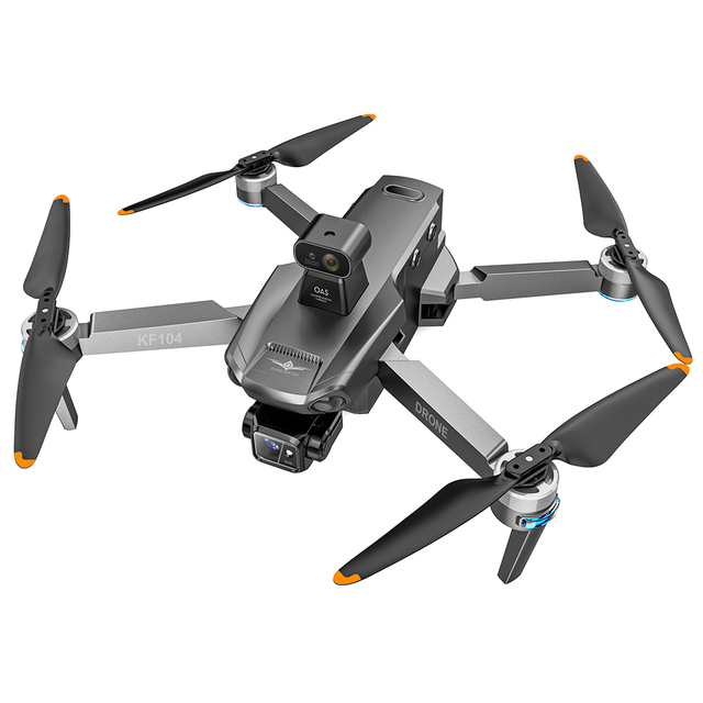 Chic KF104 Max EIS Drone 4K Professional 3-Axis Gimbal Obstacle Avoidance 6KM Drone Digital Transmission Remote with Screen