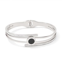 Bracelet en acier inoxydable avec chiffres romains, unisexe, pour couple, style minimaliste coréen, bijoux polyvalents