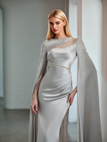 2024 élégante robe de mariée perlée avec nouveau style bohème pour les femmes mariées et les fêtes