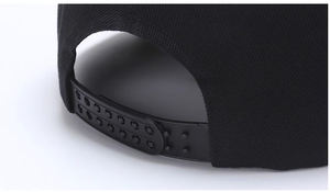 Alta calidad Dome Flat Black Snapback Gorras deportivas de béisbol Logotipo personalizado Color sólido Vintage Rayas Flat Brim Fiesta de moda - Product Image 5