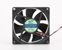 Ventilateur axial sans balais IP68 étanche 3 pouces 80*80*25mm DC8025 12V 24V 48V en plastique OEM ODM pour usage industriel électrique avec roulement à billes