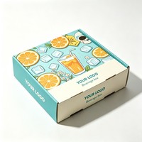 Boîte en carton personnalisée pour canettes de 12 oz, laminée mate et gaufrée, emballage recyclable pour sodas et bières