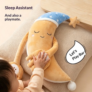Juguete Relajante para Bebés, Peluche Súper Suave de Algodón PP, Tamaño de Palma de <span class=keywords><strong>la</strong></span> Mano, Ayuda para Dormir, Compañero de Abrazos para Bebés de 0 a 24 Meses - Product Image 3