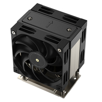 COOLSERVER SP6 4U M97 PRO Serveur de bureau, refroidissement CPU, 4 broches PWM, dissipateur thermique à faible bruit, 5 caloducs, roulement à billes, 12V DC TDP