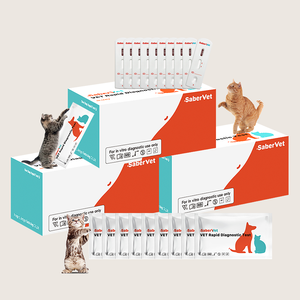 Hızlı teslimat Pet teşhis kiti köpek kedi hastalığı hızlı Ehrlichia / Lyme/ Anaplasma /CHW Babesia worm worm Erlichia Anaplasma - Product Image 4