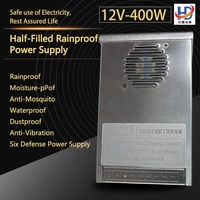 Alimentation électrique à découpage haute puissance 12V 33,3 Ampères, étanche, fabriquée en Chine, 400W, entrée AC 220V