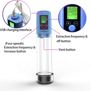 Eléctrico LCD pantalla <span class=keywords><strong>alargador</strong></span> <span class=keywords><strong>de</strong></span> pene hombre potenciador <span class=keywords><strong>de</strong></span> carga USB automática pene <span class=keywords><strong>de</strong></span> vacío bomba <span class=keywords><strong>de</strong></span> pene ampliadora - Product Image 2