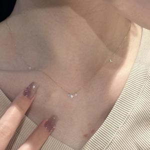 Collar de Plata de Ley S925 con Colgante de Corazón Extraíble, Estilo Antiguo, con Perla de Elegante Temperamento, Diseño Francés de Moda - Product Image 4