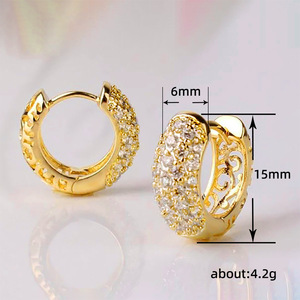 Orecchini a Cerchio con Motivo a Vite Intrecciata per Donne, Stile Elegante e Casual, Gioielli per Uso Quotidiano - Product Image 5