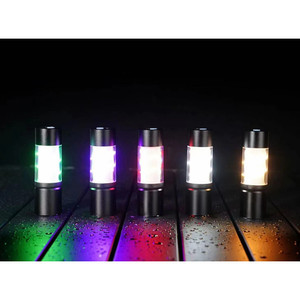Nueva Mini Linterna LED, Portátil, de Colores, Luz de Emergencia, Funciona con Pilas AAA, Carcasa de Plástico, Alcance de 200M - Product Image 3