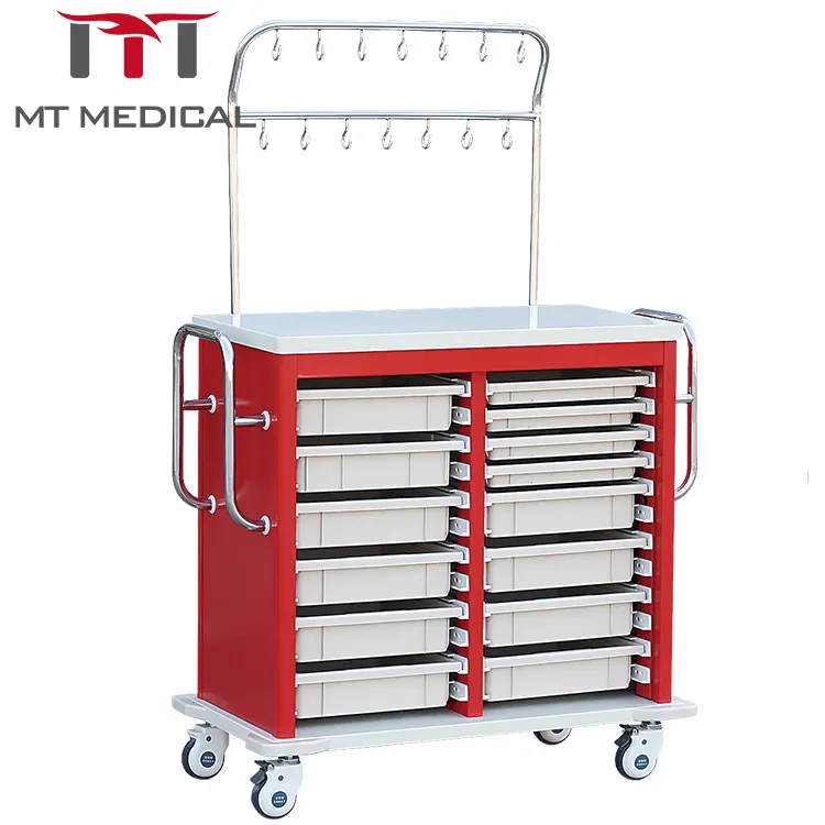 Медицинская Больничная мебель MT, Высококачественная многослойная утолщенная тележка для инъекций для пациентов