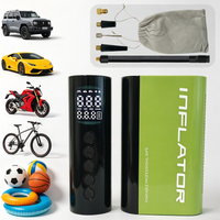 Inflador de Neumáticos Portátil de 150 PSI Directo de Fábrica, Bomba de Aire Inalámbrica con Pantalla Digital, Compresor Eléctrico para Automóviles B2B