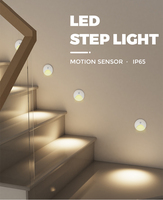 Applique murale LED moderne étanche IP65 pour extérieur avec capteur de mouvement 3W pour escaliers