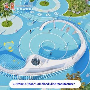 زحليقة فولاذية غير قياسية على شكل UFO، معدات ترفيهية خارجية مخصصة للعقارات والحدائق ومدن الملاهي - Product Image 3