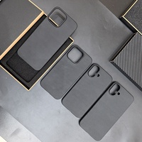 Couverture rigide en fibre d'aramide véritable pour iPhone 16 Pro Max Finition en fibre de carbone Protection contre les chutes de qualité militaire Étui pour téléphone portable