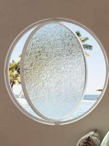 سبائك الألومنيوم محور مركزي دوار فن الزجاج نافذة أثاث منزلي مخصصة لغرفة المعيشة - Product Image 2