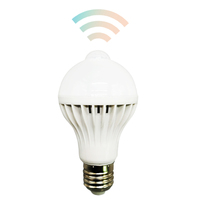 Bombilla inteligente con Sensor de movimiento humano para el hogar, bombilla Led de inducción automática de alto lúmenes, CA de 220V, potencia de 5W, 7W, 9W, 12W, 3500K, 6500K