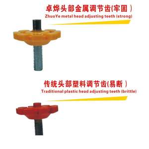 Plaque pivotante personnalisée, pédale rétractable auto-nivelante, roue de roulette en <span class=keywords><strong>nylon</strong></span> pour établi - Product Image 4