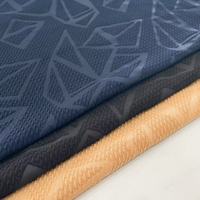 ANONO Nouveau Produit Lots de Surplus Polyester Spandex Crêpe Gaufré Tissu Tricoté pour Vêtements de Sport Tissus Textiles