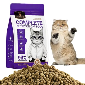 Una varietà di alimenti per gatti senza cereali, ricchi di nutrienti, orientati alla crescita, A prezzo pieno, universali, sani e di alta qualità