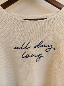 Suéter de Punto Holgado Informal para Mujer con Corte Relajado, Transpirable, Cuello Redondo, 100% Algodón, Tejido por Ordenador - Product Image 6