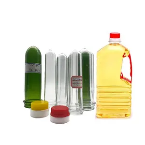 Custom 80mm-240mm 100% new raw material transparent plastic food grade bottle pet preform for edible oil bottle suppliers
