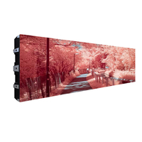 Panel LED Modular Delgado Fijo para Interiores P3.91 de 1000x250mm, Pantalla de Visualización para Montaje en Pared para Uso en Ascensores