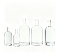 Nouvelles Bouteilles en Verre Vides Transparentes pour Essai de Formule, Idéales pour la Validation d'Emballages de Nouveaux Liqueurs (Bourbon, Vodka, Spiritueux)