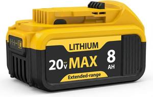 Batería de Iones de Litio de Repuesto de 20V 5Ah 6Ah 8Ah 12Ah para Dewalt DCB180 DCB181 DCB182 DCB184 DCB200 DCB201 DCB204, Batería de Litio de 18V - Product Image 2