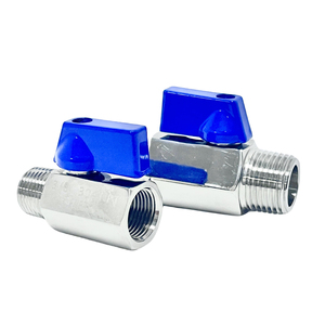 <span class=keywords><strong>PN16</strong></span> Áp lực làm việc pn63 áp lực vỏ SS304 thép không gỉ vệ sinh mini G3/8 "Nữ Ren Hướng dẫn sử dụng OEM đóng bóng van - Product Image 5