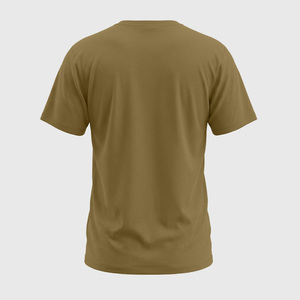 <b>Khaki</b> Custom <b>Men</b> <b>T</b> <b>Shirt</b> Short Sleeve Crew Neck Printed Tee Casual Streetwear Summer Top - Product Image 4