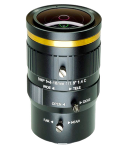 4K CCTVレンズ8メガピクセル手動アイリスレンズ4-18mm 1/1.8 "フォーマットCマウント - Product Image 1