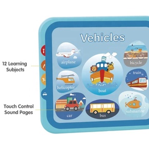 Tiếng Anh Máy Học Tập Cảm Ứng Hoạt Động Âm Thanh E Cuốn Sách 108 Từ Trẻ Em Máy Tính Xách Tay Đồ Chơi Đọc Sách Nói Bút Với Màu Xanh Răng - Product Image 6